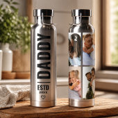 Daddy Established | Benutzerdefiniertes Datum 4 Fo Trinkflasche