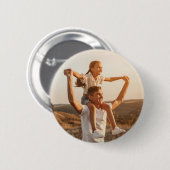 Daddy Father Vater Full Foto Button (Vorne & Hinten)