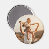 Daddy Father Vater Full Foto Magnet (Vorderseite/Rückseite)