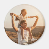 Daddy Father Vater Full Foto Magnet (Vorne)