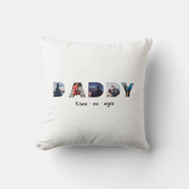 Daddy Father's day personalized photo gift  Kissen