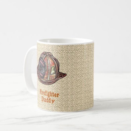 Daddy FireFighter Tasse (Vorderseite Links)
