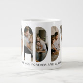 DADDY Foto Briefe Vater's Day Riesenkaffee Jumbo-Tasse (Vorderseite)