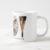 DADDY Foto Briefe Vater's Day Riesenkaffee Jumbo-Tasse (Rechts)