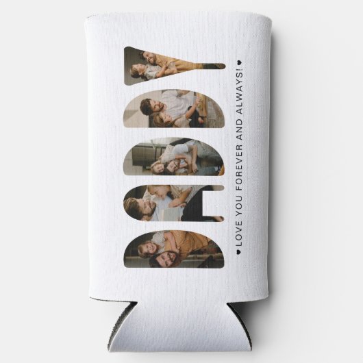 DADDY Foto Briefe Vatertag Selters Dosenkühler (Vorderseite)