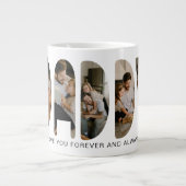 DADDY Foto-Buchstaben Jumbo-Tasse (Vorderseite)