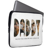 DADDY Foto-Buchstaben Laptopschutzhülle (Vorne Rechts)