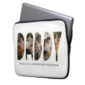 DADDY Foto-Buchstaben Laptopschutzhülle (Vorderseite Links)