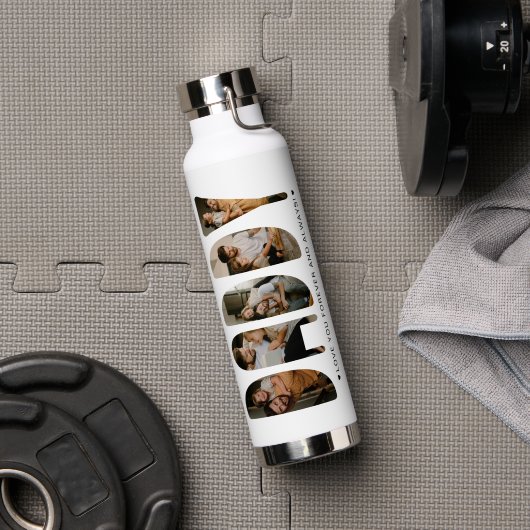 DADDY Foto-Buchstaben Trinkflasche (Fitnessstudio (gedreht))