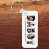 Daddy Foto Collage Keepake, Vatertag Geschenk Schlüsselanhänger (Vorderseite)