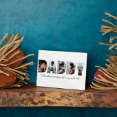 Daddy Foto Collage Plaque für Vatertag Fotoplatte (Seite)