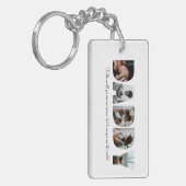Daddy Foto Collage Schlüsselanhänger für Vatertag (Vorderseite links)
