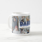Daddy Foto Collage Tasse (Vorderseite Links)