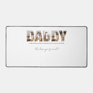 Daddy Foto Collage Vatertag Schreibtischunterlage