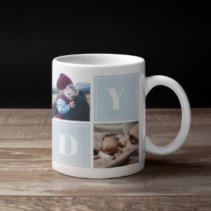 Daddy Foto Collage Vathers Day Kaffeetasse