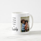 Daddy Foto Vatertag Kaffeetasse (VorderseiteRechts)