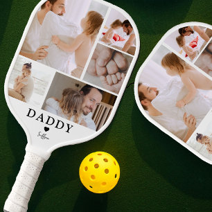 Daddy   FotoCollage Pickleball Schläger