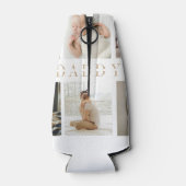 DADDY Fotos Personalisiert Bier Cooler Geschenk Flaschenkühler (Rückseite)