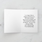 Daddy / Frohe Weihnachten - Snowmen (Innenseite)