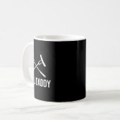 Daddy Funny Vathers Day Glattvater-Grill-Vater Kaffeetasse (Vorderseite Links)