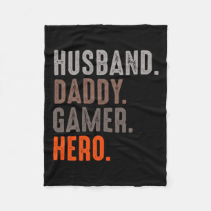 Daddy Gamer Hero - Esport Lover - Videospiel Fleecedecke