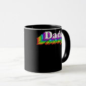 Daddy Gay Daddy Bear Retro LGBT Rainbow LGBTQ Tasse (VorderseiteRechts)