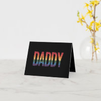 Daddy Gay Pride Monat LGBTQ Vatertag Regenbogen