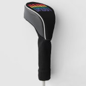 Daddy Gay Pride Monat LGBTQ Vathers Day Rainbow Golf Headcover (angewinkelt)