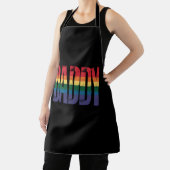 Daddy Gay Pride Monat LGBTQ Vathers Day Rainbow Schürze (InSitu)