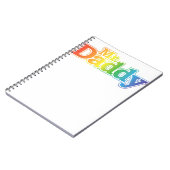 Daddy Gay Pride Notizblock (Linke Seite)