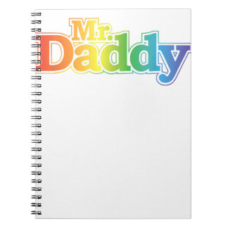 Daddy Gay Pride Notizblock