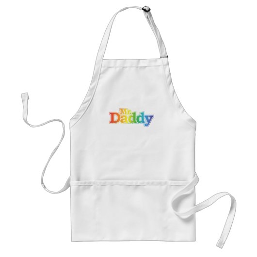 Daddy Gay Pride Schürze (Vorne)