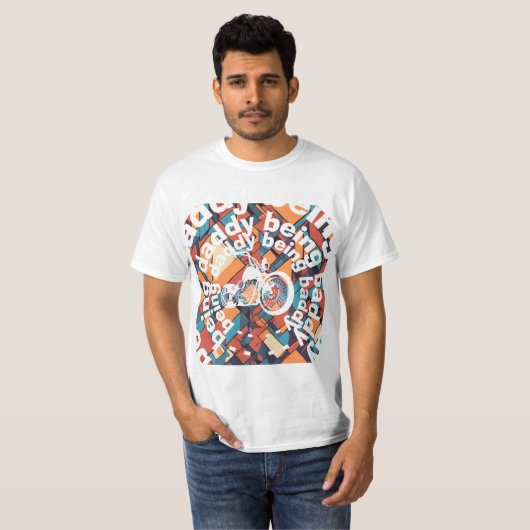 Daddy Geometric, Chopper "Daddy Being Baddy" T-Shirt (Vorne ganz)