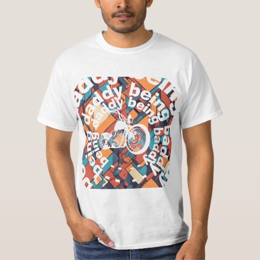 Daddy Geometric, Chopper "Daddy Being Baddy" T-Shirt (Vorderseite)