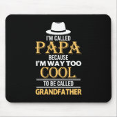 Daddy-Geschenk als Großvater Mousepad (Vorne)