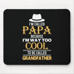 Daddy-Geschenk als Großvater Mousepad