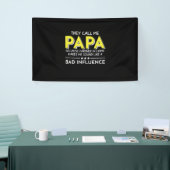 Daddy Geschenk, das sie mich Papas nennen Banner (Messeveranstaltung)