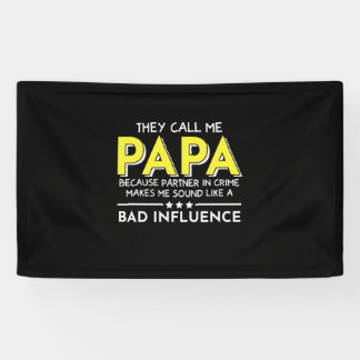 Daddy Geschenk, das sie mich Papas nennen Banner