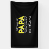 Daddy Geschenk, das sie mich Papas nennen Banner (Vertikal)