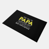 Daddy Geschenk, das sie mich Papas nennen Fußmatte (Schrägansicht)