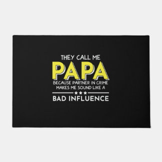 Daddy Geschenk, das sie mich Papas nennen Fußmatte