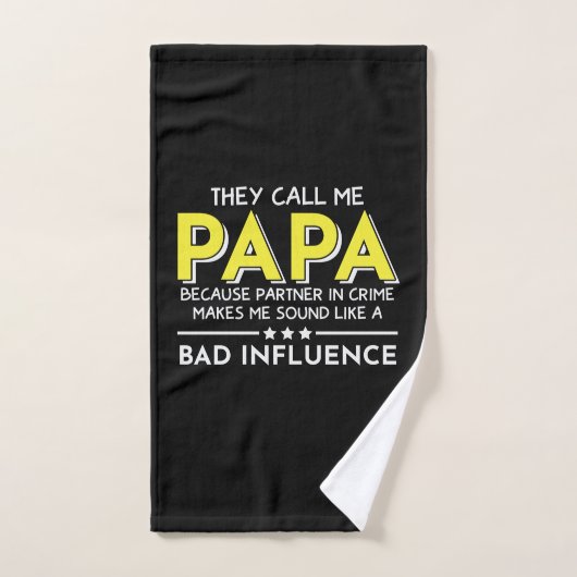 Daddy Geschenk, das sie mich Papas nennen Handtuch (Handtuch)