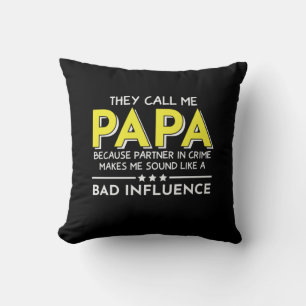 Daddy Geschenk, das sie mich Papas nennen Kissen