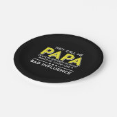 Daddy Geschenk, das sie mich Papas nennen Pappteller (Schrägansicht)