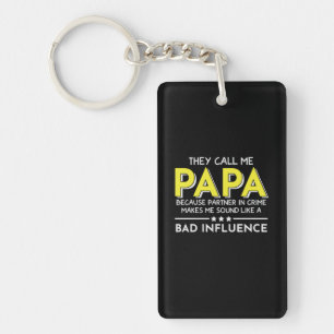 Daddy Geschenk, das sie mich Papas nennen Schlüsselanhänger