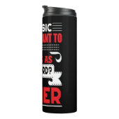 Daddy Geschenk keine Musik ist so angenehm Vater Thermosbecher (Nach rechts gedreht)