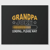 Daddy-Geschenk Opa lädt bitte Geschenkpapier (Flach)