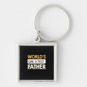 Daddy gibt dem größten Vater der Welt ein Geschenk Schlüsselanhänger
