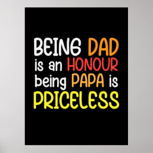 Daddy Gift als Vater ist Papa Poster