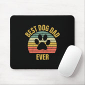 Daddy Gift Best Dog Vater je Mousepad (Mit Mouse)